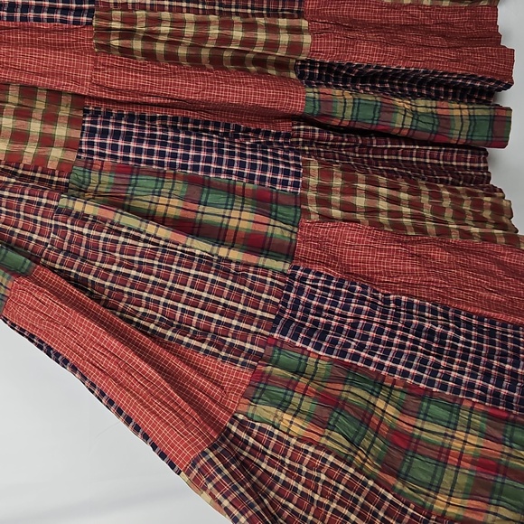 Vintage Erika Casuals Clothing Co Plaid Patchwork Maxi Skirt - Picture 2 of 4